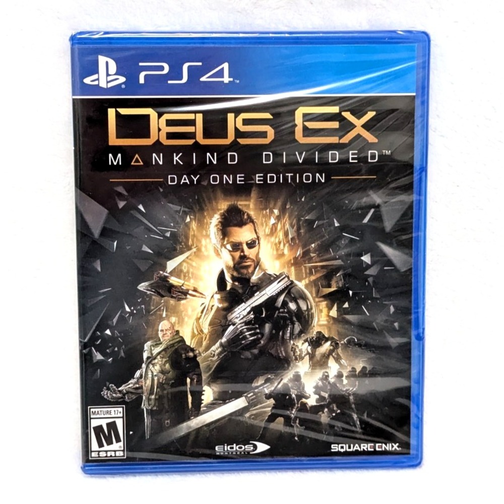 Deus Ex: Mankind Divided (Day One Edition) (PS4) *NEW - Y FOLD FACTORY SEALED*